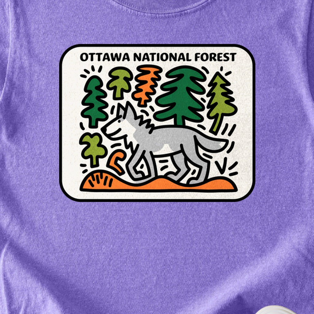 Ottawa National Forest Kids Cotton T-Shirt