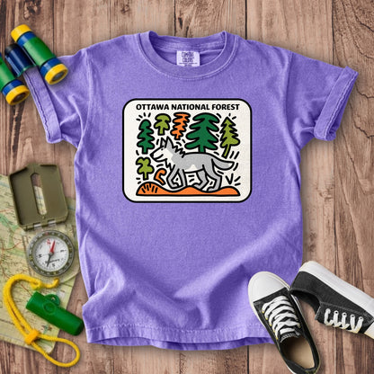 Ottawa National Forest Kids Cotton T-Shirt