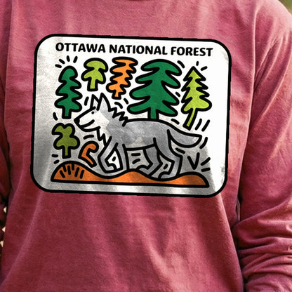 Ottawa National Forest Cotton Long Sleeve
