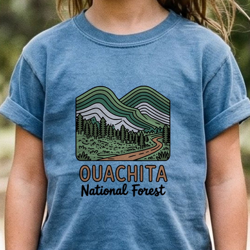 Ouachita National Forest Kids Cotton T-Shirt