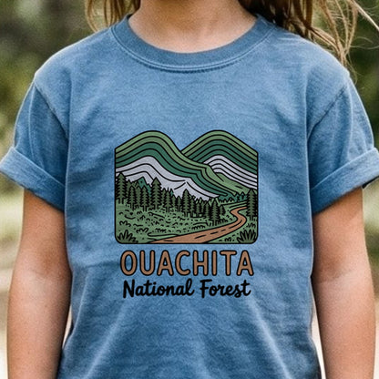 Ouachita National Forest Kids Cotton T-Shirt
