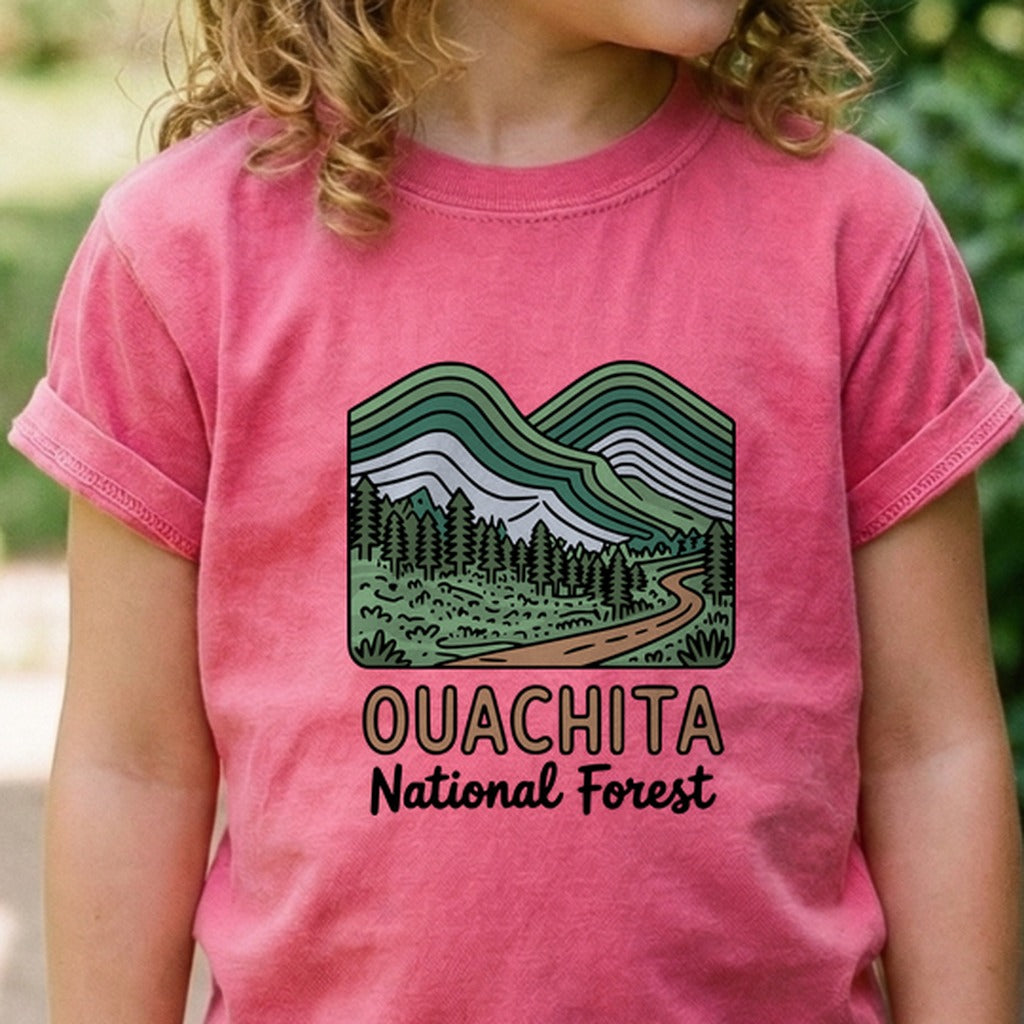 Ouachita National Forest Kids Cotton T-Shirt