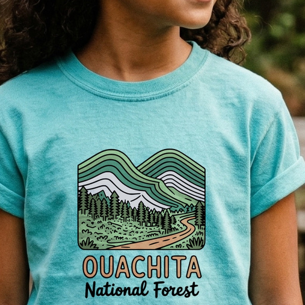 Ouachita National Forest Kids Cotton T-Shirt