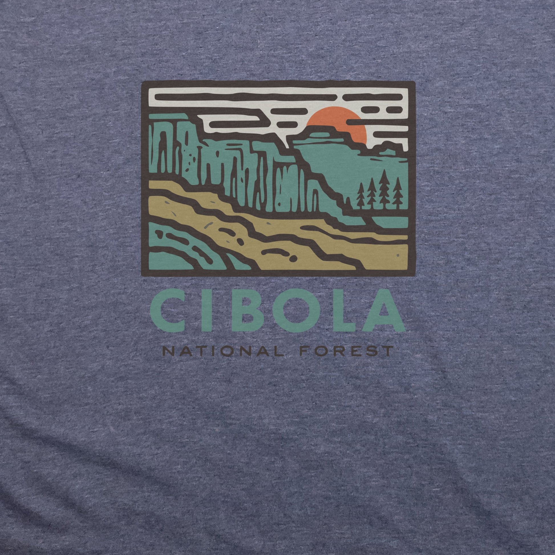 Cibola National Forest T-Shirt Adventure and Outdoors Themed T-Shirt