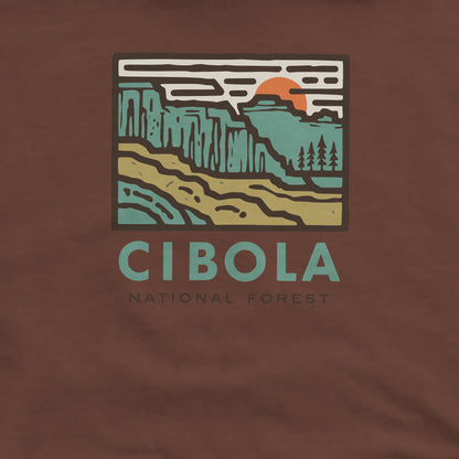 Cibola National Forest Crewneck Sweatshirt Adventure and Outdoors Themed Sweatshirt