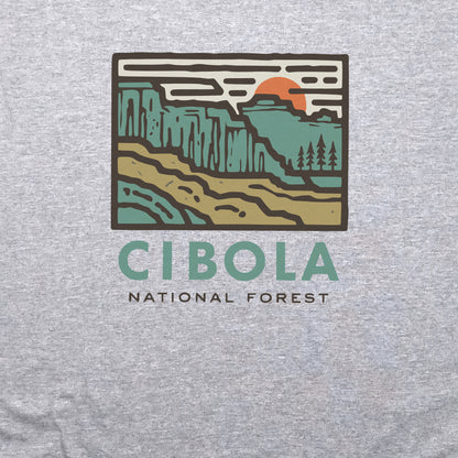 Cibola National Forest Crewneck Sweatshirt Adventure and Outdoors Themed Sweatshirt