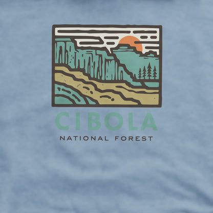 Cibola National Forest Crewneck Sweatshirt Adventure and Outdoors Themed Sweatshirt