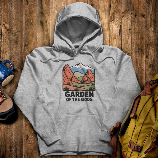 Garden of the Gods Hoodie Sport Grey Adventure and Outdoors Themed Hoodie