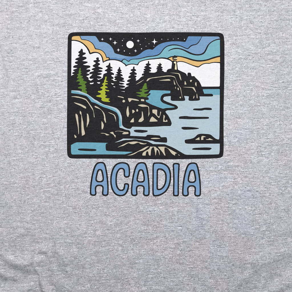 Acadia at Night T-Shirt Adventure and Outdoors Themed T-Shirt
