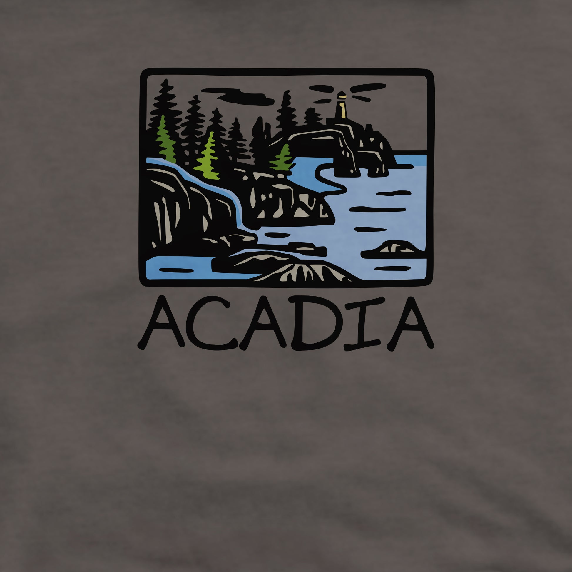 Acadia National Park Crewneck Sweatshirt Adventure and Outdoors Themed Sweatshirt