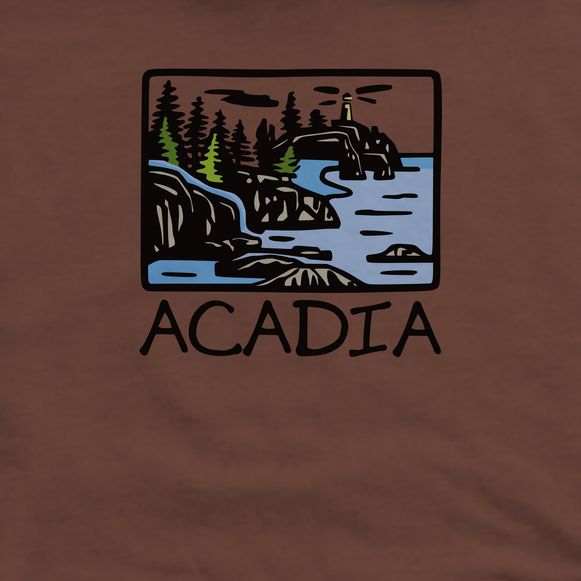 Acadia National Park Crewneck Sweatshirt Adventure and Outdoors Themed Sweatshirt