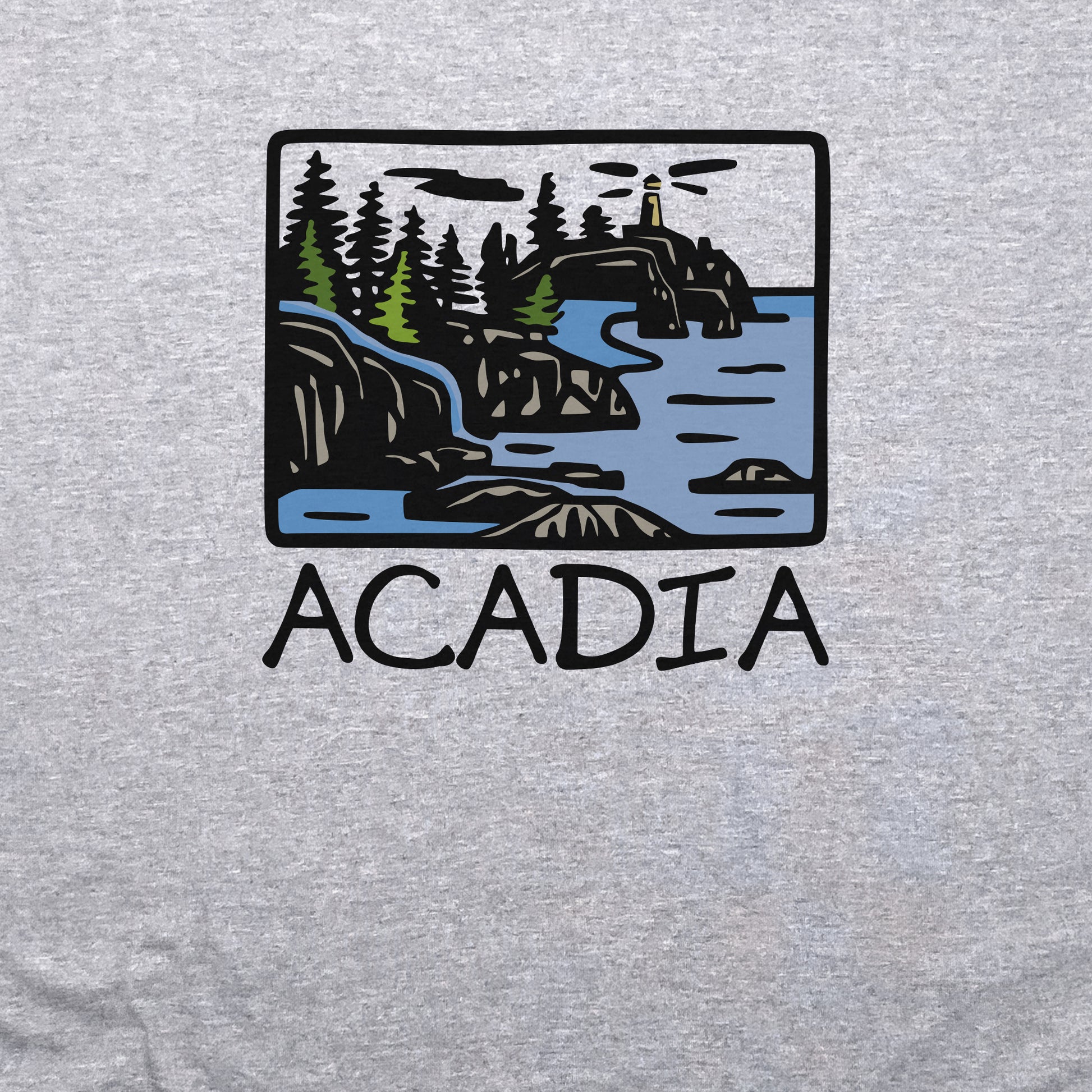Acadia National Park Crewneck Sweatshirt Adventure and Outdoors Themed Sweatshirt