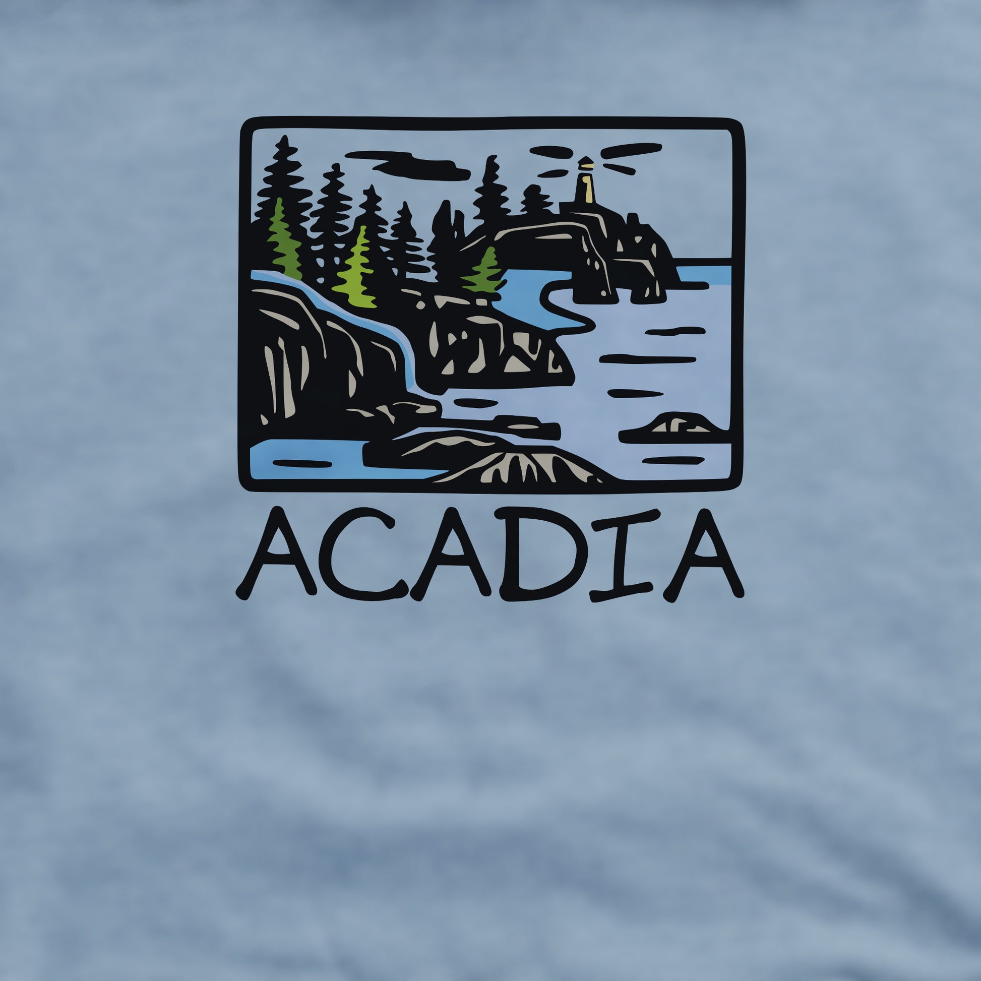 Acadia National Park Crewneck Sweatshirt Adventure and Outdoors Themed Sweatshirt