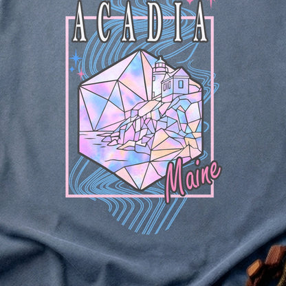 Acadia Retro 80's Cotton T-Shirt