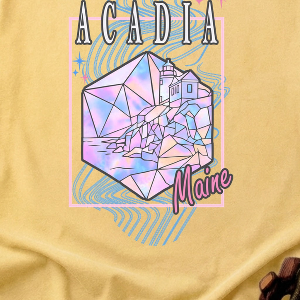Acadia Retro 80's Cotton T-Shirt