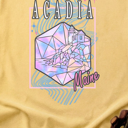 Acadia Retro 80's Cotton T-Shirt