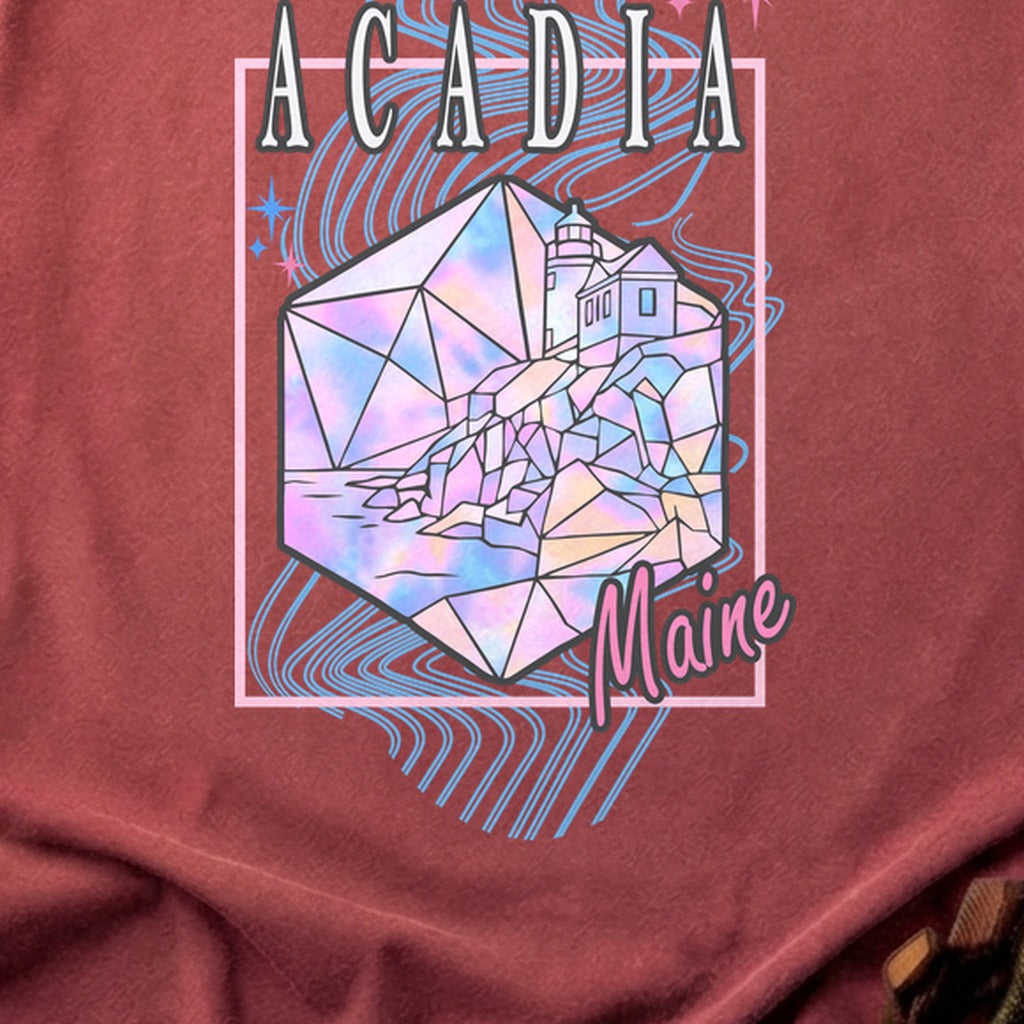Acadia Retro 80's Cotton T-Shirt