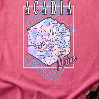 Acadia Retro 80's Cotton T-Shirt