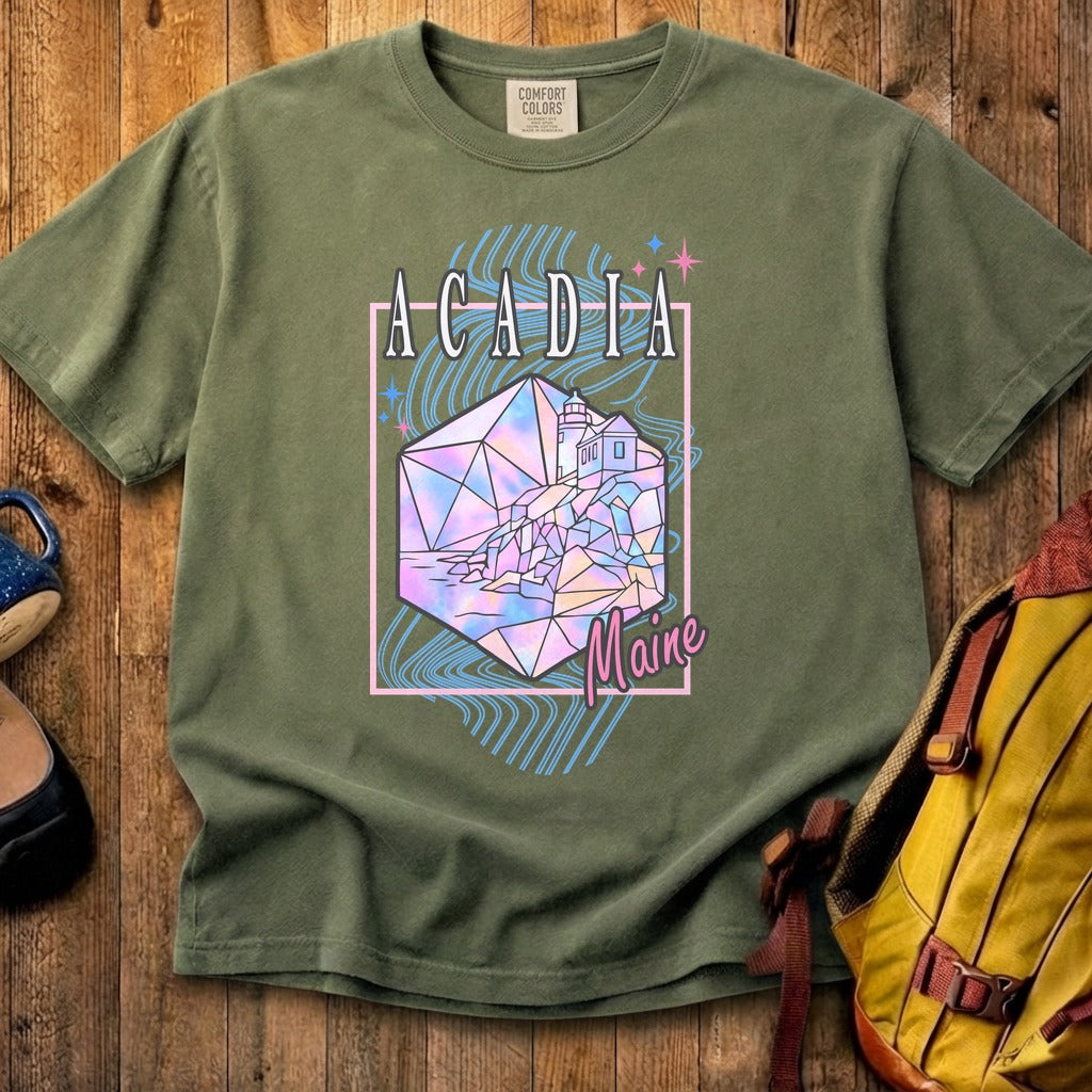 Acadia Retro 80's Cotton T-Shirt
