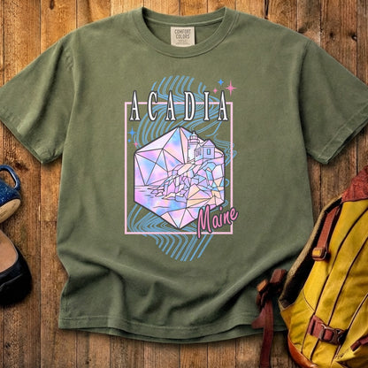 Acadia Retro 80's Cotton T-Shirt