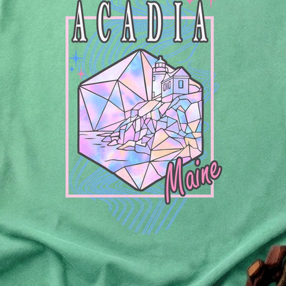 Acadia Retro 80's Cotton T-Shirt