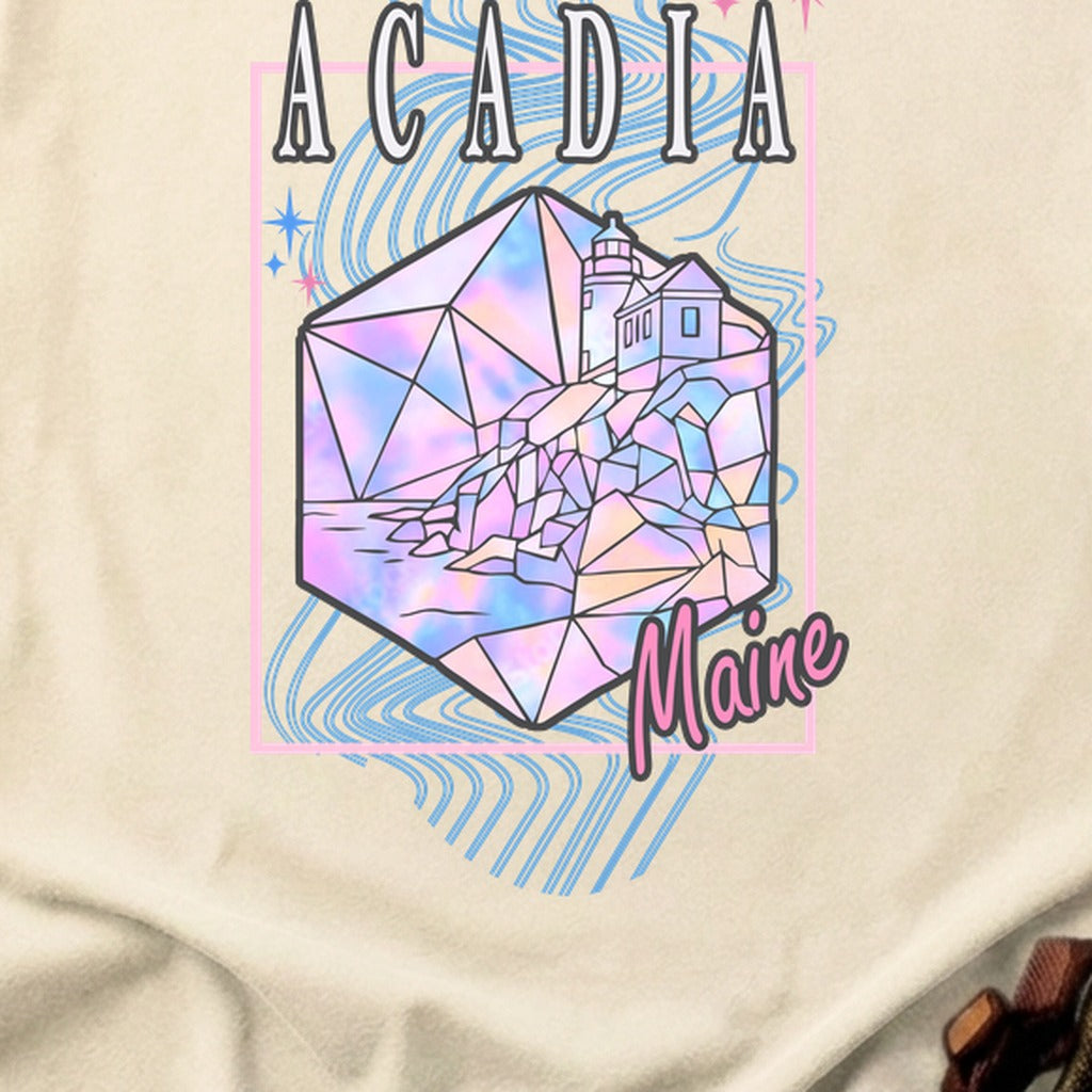 Acadia Retro 80's Cotton T-Shirt