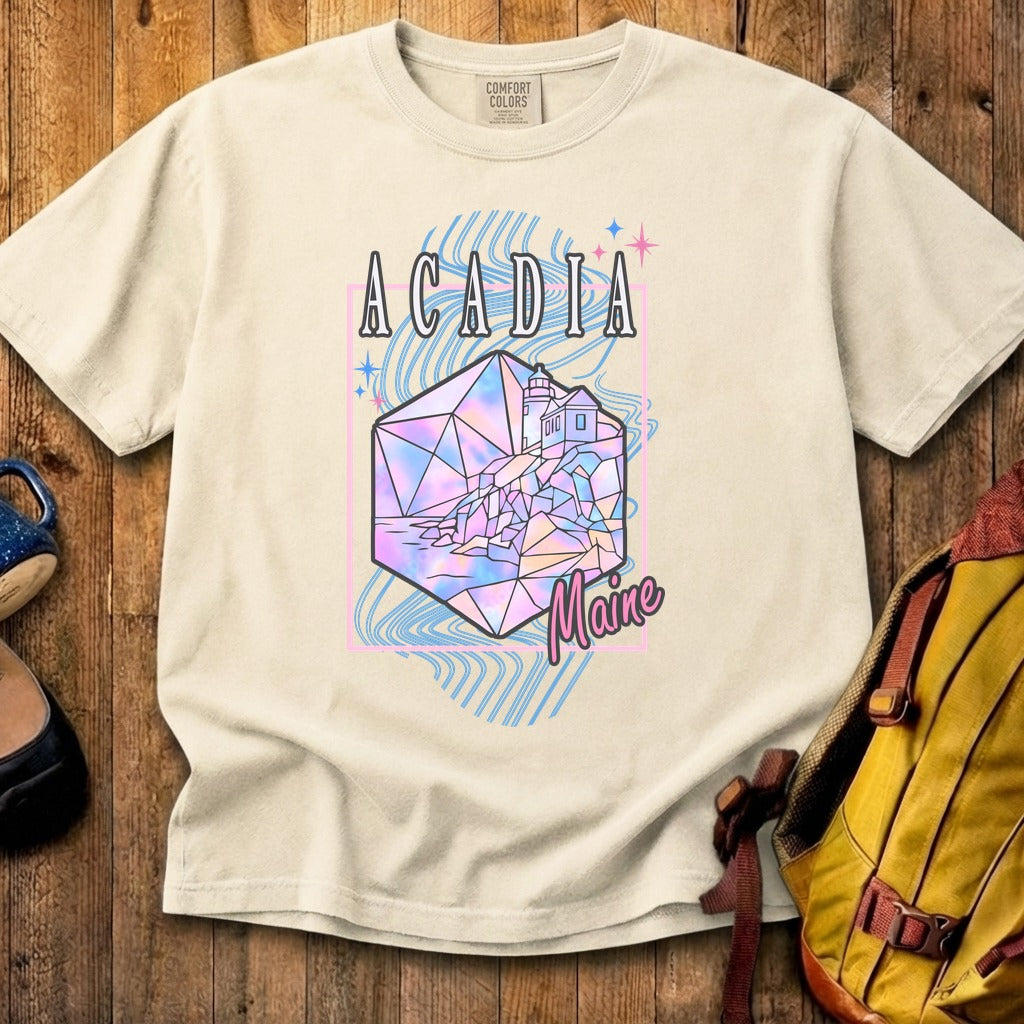 Acadia Retro 80's Cotton T-Shirt