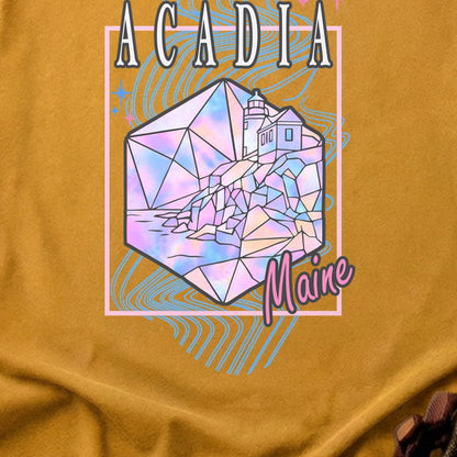 Acadia Retro 80's Cotton T-Shirt