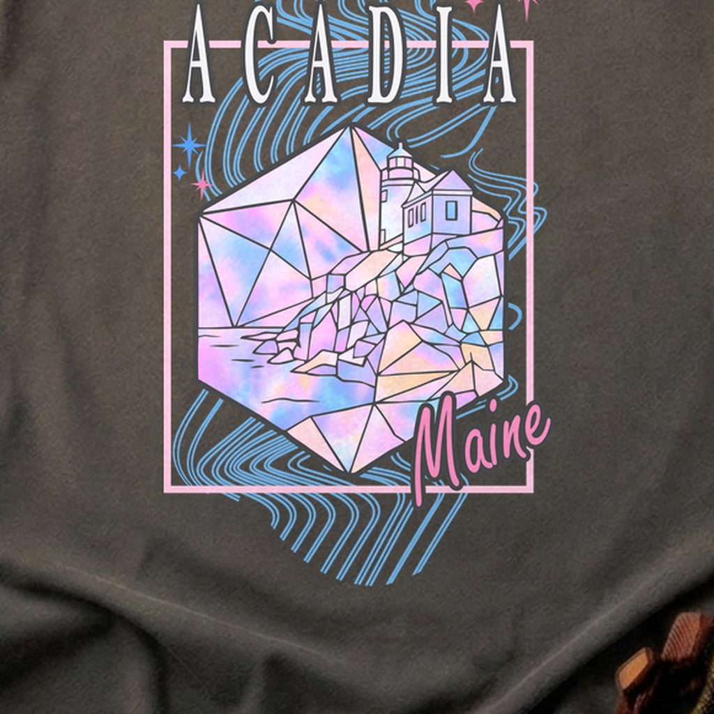 Acadia Retro 80's Cotton T-Shirt