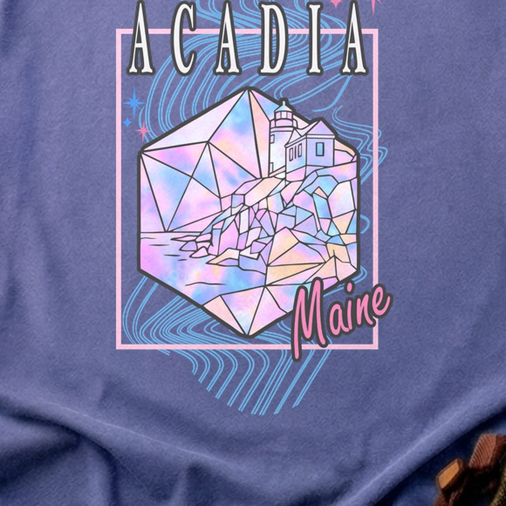 Acadia Retro 80's Cotton T-Shirt