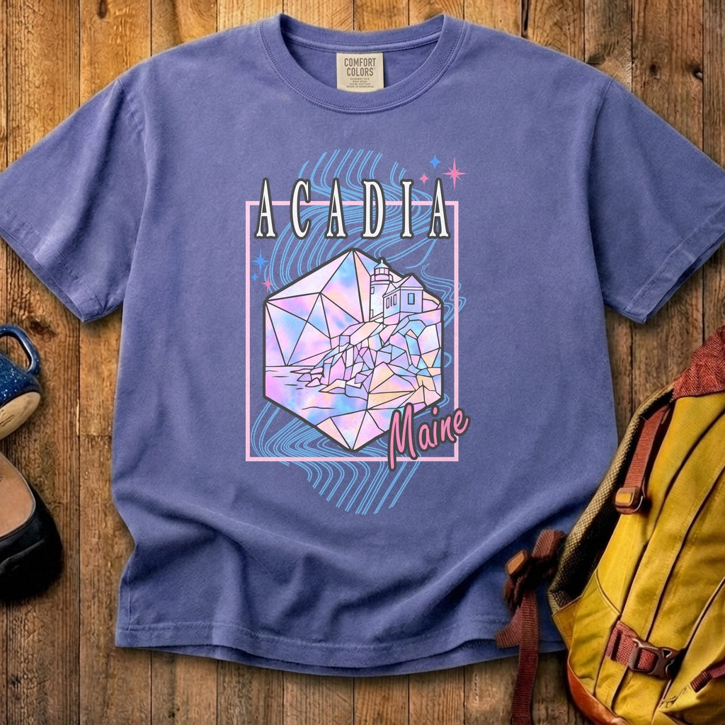 Acadia Retro 80's Cotton T-Shirt
