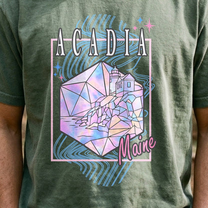 Acadia Retro 80's Cotton T-Shirt