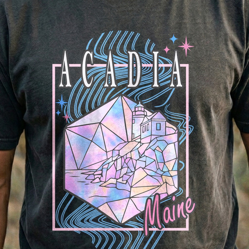 Acadia Retro 80's Cotton T-Shirt