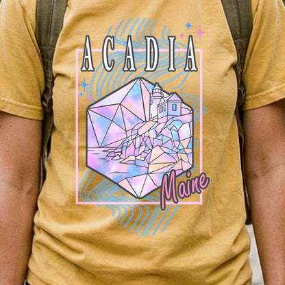Acadia Retro 80's Cotton T-Shirt