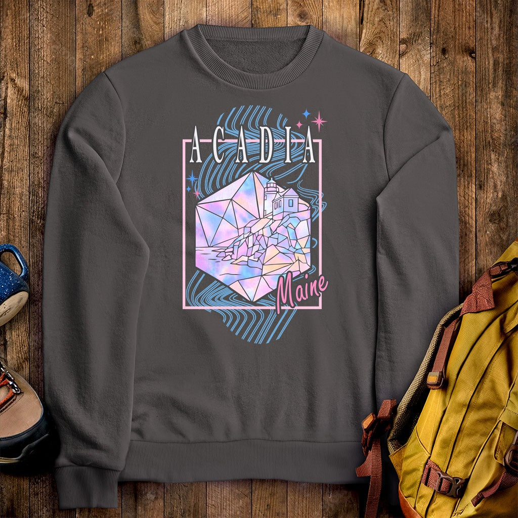Acadia Retro 80's Crewneck Sweatshirt