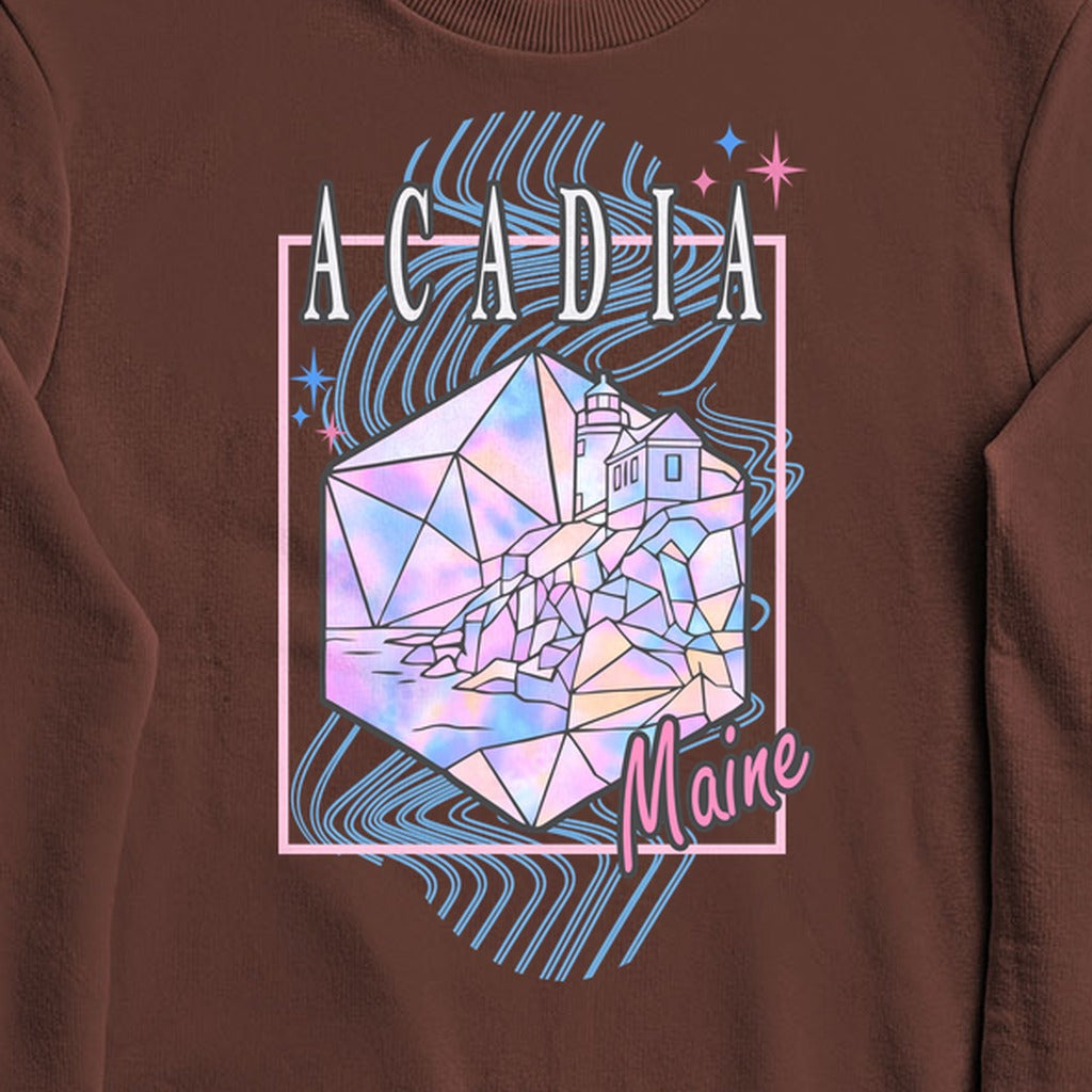 Acadia Retro 80's Crewneck Sweatshirt