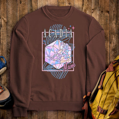 Acadia Retro 80's Crewneck Sweatshirt