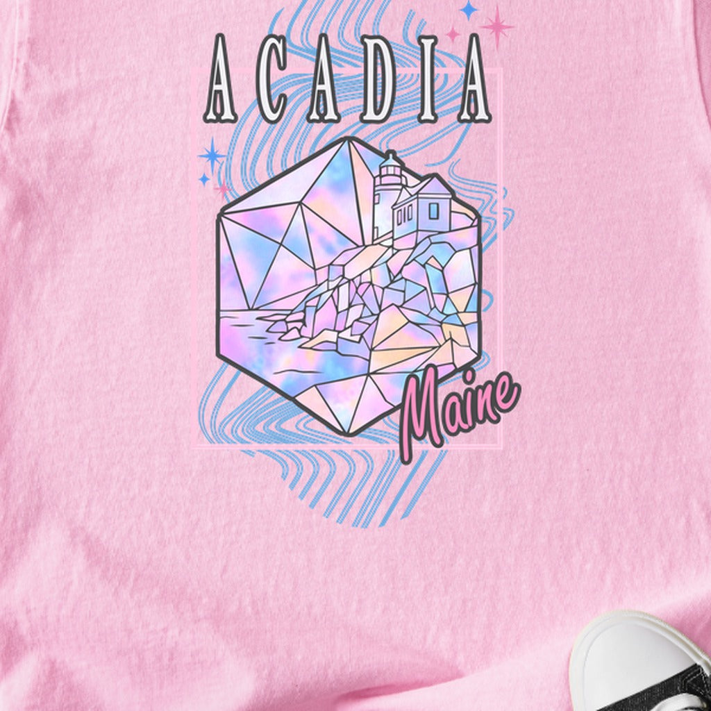 Acadia Retro 80's Kids Cotton T-Shirt