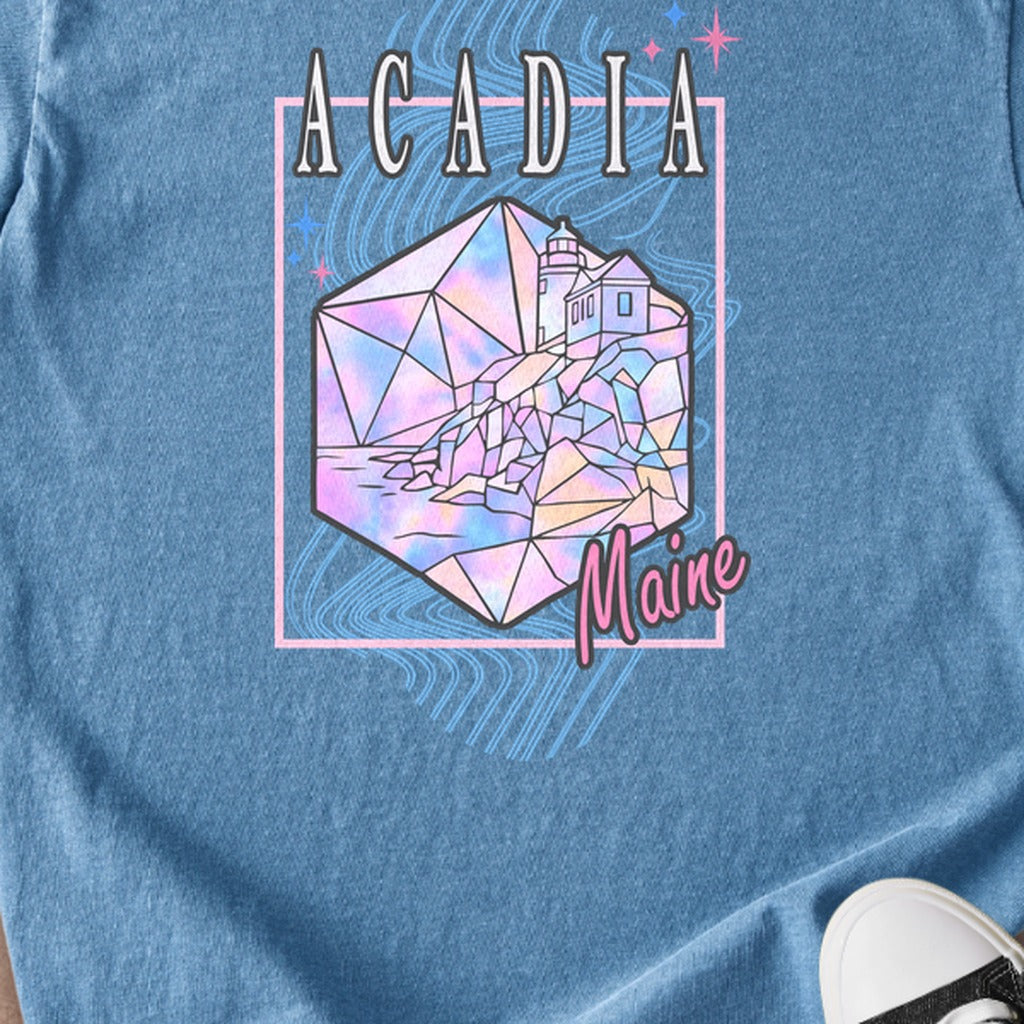 Acadia Retro 80's Kids Cotton T-Shirt