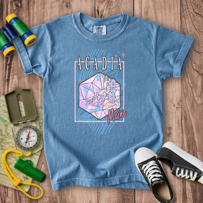 Acadia Retro 80's Kids Cotton T-Shirt