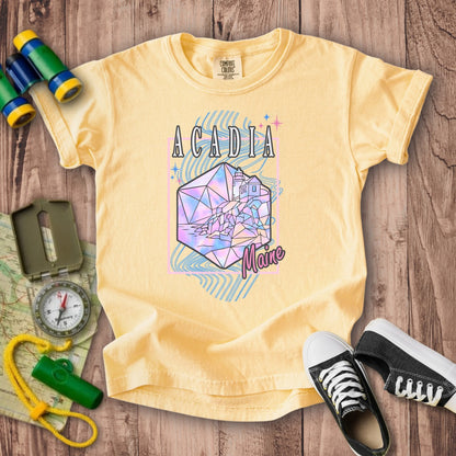 Acadia Retro 80's Kids Cotton T-Shirt