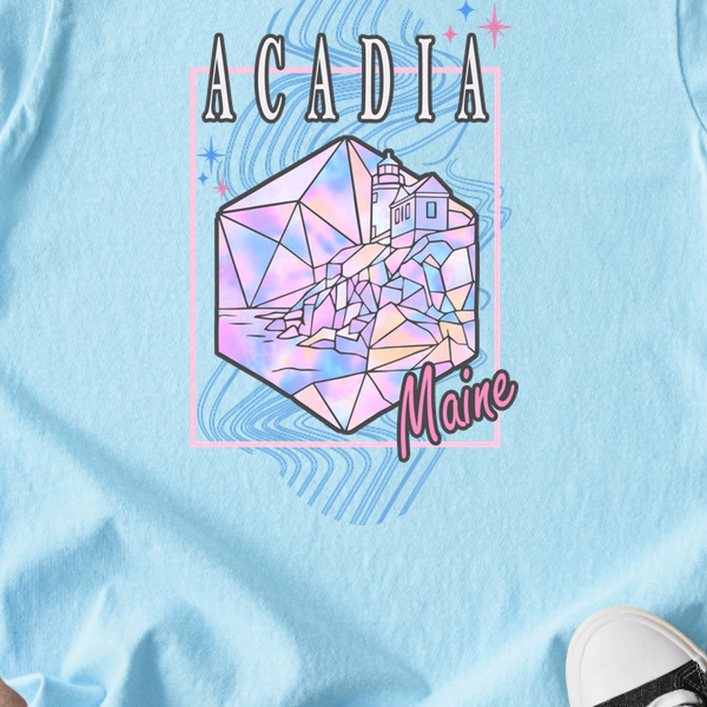 Acadia Retro 80's Kids Cotton T-Shirt