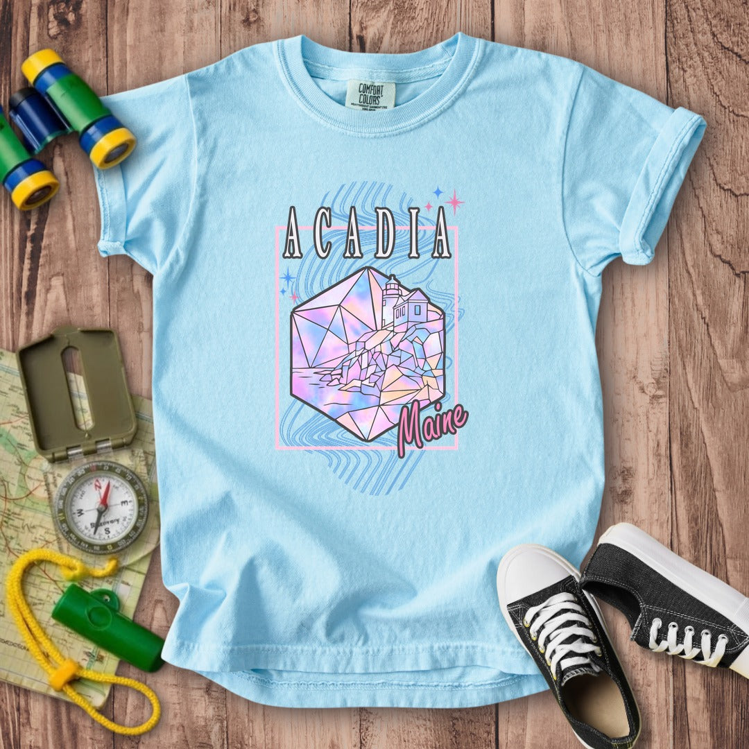 Acadia Retro 80's Kids Cotton T-Shirt