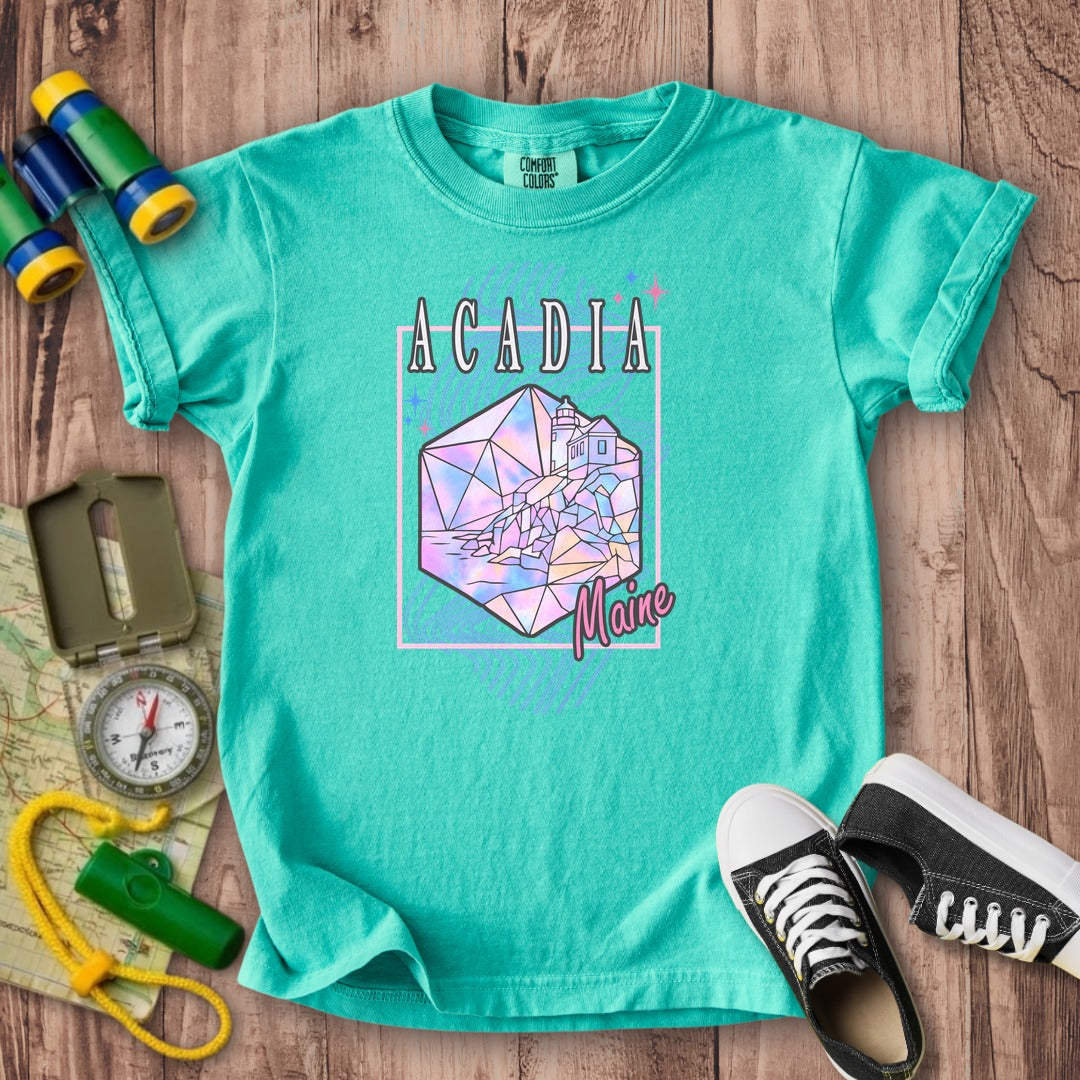 Acadia Retro 80's Kids Cotton T-Shirt