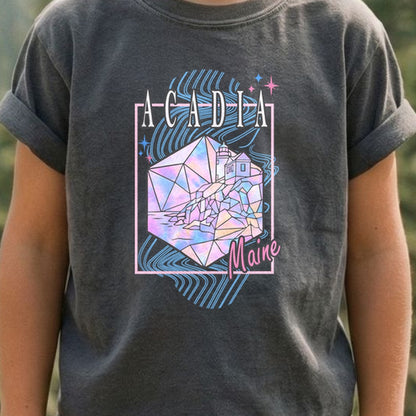 Acadia Retro 80's Kids Cotton T-Shirt