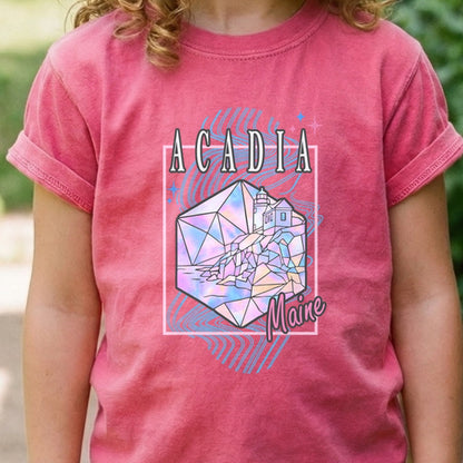 Acadia Retro 80's Kids Cotton T-Shirt