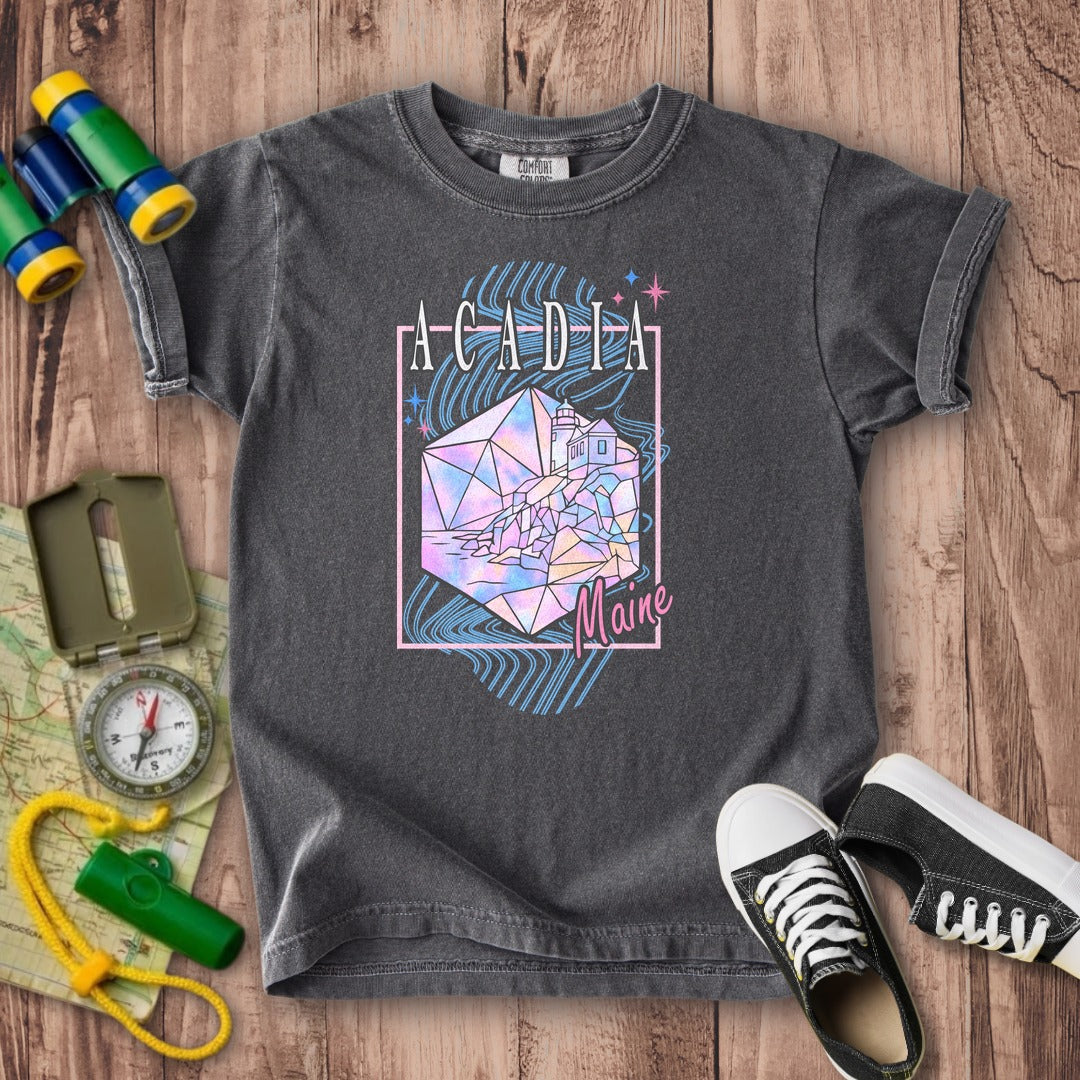 Acadia Retro 80's Kids Cotton T-Shirt