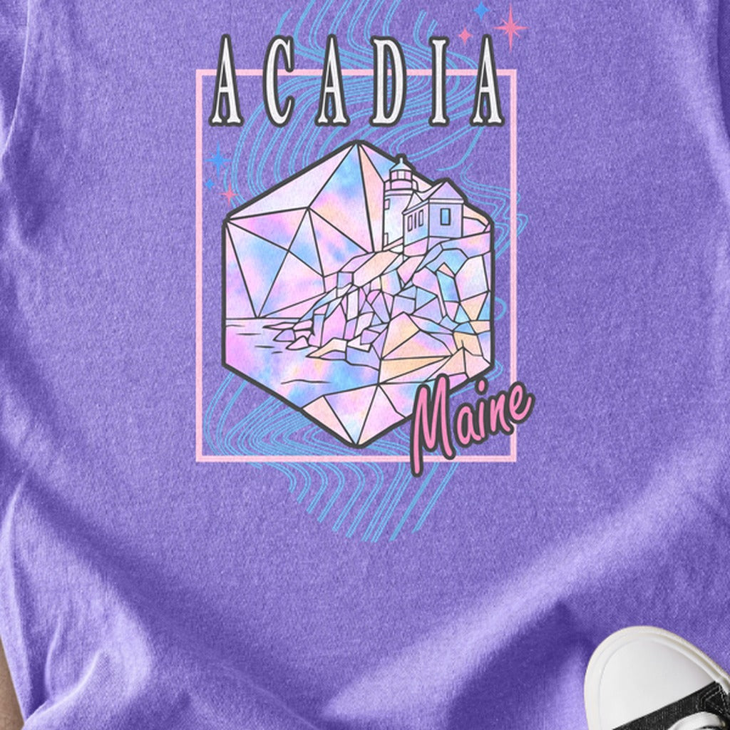 Acadia Retro 80's Kids Cotton T-Shirt