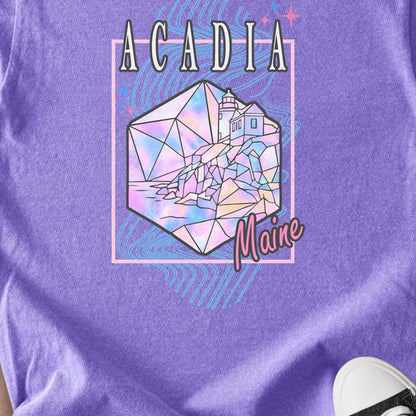 Acadia Retro 80's Kids Cotton T-Shirt