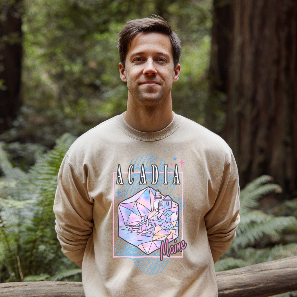Acadia Retro 80's Crewneck Sweatshirt